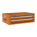Sealey Mid-Box Tool Chest 2 Drawer with Ball-Bearing Slides - Orange