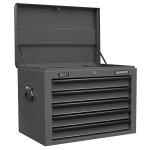 Sealey Topchest 5 Drawer with Ball-Bearing Slides - Grey/Black