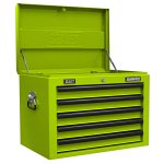 Sealey Topchest 5 Drawer with Ball-Bearing Slides - Green/Black