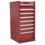 Sealey Hang-On Chest 8 Drawer with Ball-Bearing Slides - Red