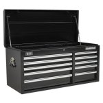 Sealey Superline PRO® Heavy-Duty Topchest 10 Drawer - Black