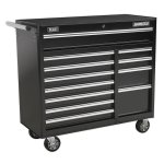 Sealey Superline PRO® Heavy-Duty Rollcab 12 Drawer - Black