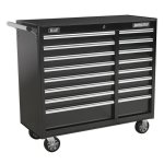 Sealey Superline PRO® Heavy-Duty Rollcab 16 Drawer - Black