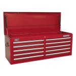 Sealey Superline PRO® Topchest 10 Drawer - Red