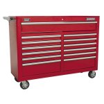 Sealey Superline PRO® Rollcab 13 Drawer - Red