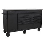 Sealey Superline PRO® Mobile Tool Cabinet with Power Tool Charging Drawer 1600mm