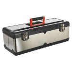 Sealey Stainless Steel Toolbox with Tote Tray 660mm