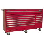 Sealey Superline PRO® Rollcab 12 Drawer - Red