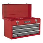 Sealey American PRO® Tool Chest 3 Drawer - Red/Grey