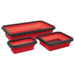 Sealey Parts Tray Collapsible Magnetic - Set of 3