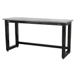 Sealey Premier Heavy-Duty Steel Adjustable Workbench with Stainless Steel Worktop 1830mm