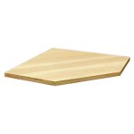 Sealey Superline PRO® Pressed Wood Worktop for Modular Corner Cabinet 865mm