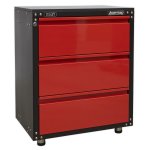 Sealey American PRO® Modular Cabinet with Worktop 3 Drawer 665mm