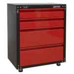 Sealey American PRO® Modular Cabinet with Worktop 4 Drawer 665mm