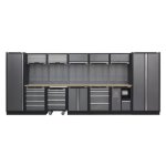 Sealey Superline PRO® 4.9m Storage System - Wood Worktop