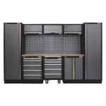 Sealey Superline PRO® Storage System with Wood Worktop 3.2m