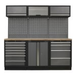 Sealey Superline PRO® Storage System with Wood Worktop 2m