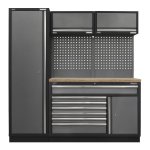 Sealey Superline PRO® Storage System with Pressed Wood Worktop 1.96m