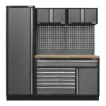 Sealey Superline PRO® Storage System with Pressed Wood Worktop 1.96m