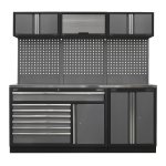 Sealey Superline PRO® Storage System with Stainless Steel Worktop 2.04m