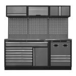 Sealey Superline PRO® Modular Storage System Combo with Stainless Steel Worktop