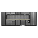 Sealey Superline PRO® Storage System with Pressed Wood Worktop 4.92m