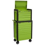 Sealey Topchest & Rollcab Combination 11 Drawer Push-To-Open - Green