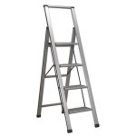 Sealey Professional Folding Step Ladder 4-Step Aluminium 150kg Capacity