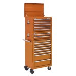 Sealey Superline PRO® Topchest, Mid-Box Tool Chest & Rollcab Combination 14 Drawer - Orange