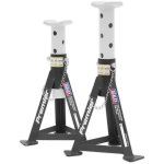 Sealey Premier Axle Stands (Pair) 3 Tonne Capacity per Stand - White