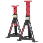 Sealey Premier Axle Stands (Pair) 3 Tonne Capacity per Stand - Red