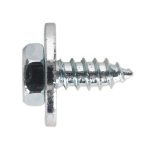 Sealey Zinc Plated Acme Screw with Captive Washer M10 x 3/4" - Pack of 100