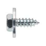 Sealey Acme Screw with Captive Washer #10 x 1/2" Zinc Pack of 100