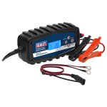 Sealey 6/12V Compact Auto Smart Charger & Maintainer 4A