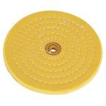 Sealey 200 x 16mm Buffing Wheel 16mm Bore - Coarse