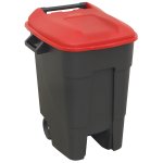 Sealey Refuse/Wheelie Bin 100L - Red