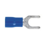 Sealey Easy-Entry Fork Terminal 5.3mm (2BA), Blue Pack of 100