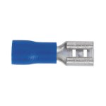 Sealey Push-On Female Terminal 4.8mm, Blue - Pack of 100