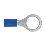 Sealey Easy-Entry Ring Terminal 10.5mm (3/8"), Blue - Pack of 100