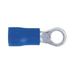 Sealey Easy-Entry Ring Terminal 4.3mm (4BA), Blue - Pack of 100