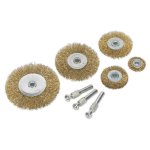 Sealey Crimped Wire Brush Set 8pc