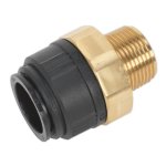 Sealey Speedfit® Brass Straight Adaptor 28mm x 1"BSPT