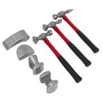 Sealey Drop-Forged Panel Beating Set with Fibreglass Shafts 7pc