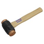 Sealey Premier Copper Faced Hammer with Hickory Shaft 4.3lb