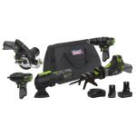 Sealey 5 x SV10.8 Series Cordless Combo Kit 10.8V - 2 Batteries