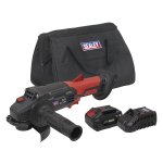 Sealey SV20 Series 115mm Cordless Angle Grinder Kit 20V 4Ah