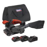 Sealey SV20 Series 76mm Cordless Belt Sander Kit 20V - 2 Batteries