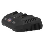 Sealey SV20 Series Fast Charge Dual Battery Charger 20V