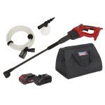 Sealey SV20 Series Cordless Pressure Washer Kit 20V 2Ah