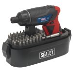 Sealey Cordless Screwdriver Set 3.6V 53pc